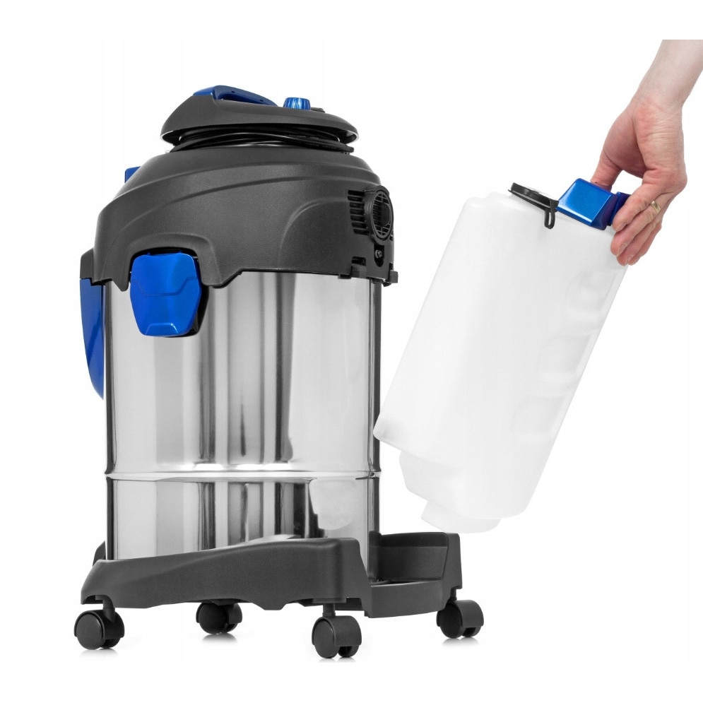 Aspirator spalator Kanwod SuperWash 2000W, rezervor detergent 3,5l, rezervor apa murdara 20l, set accesorii, 33x37x50cm