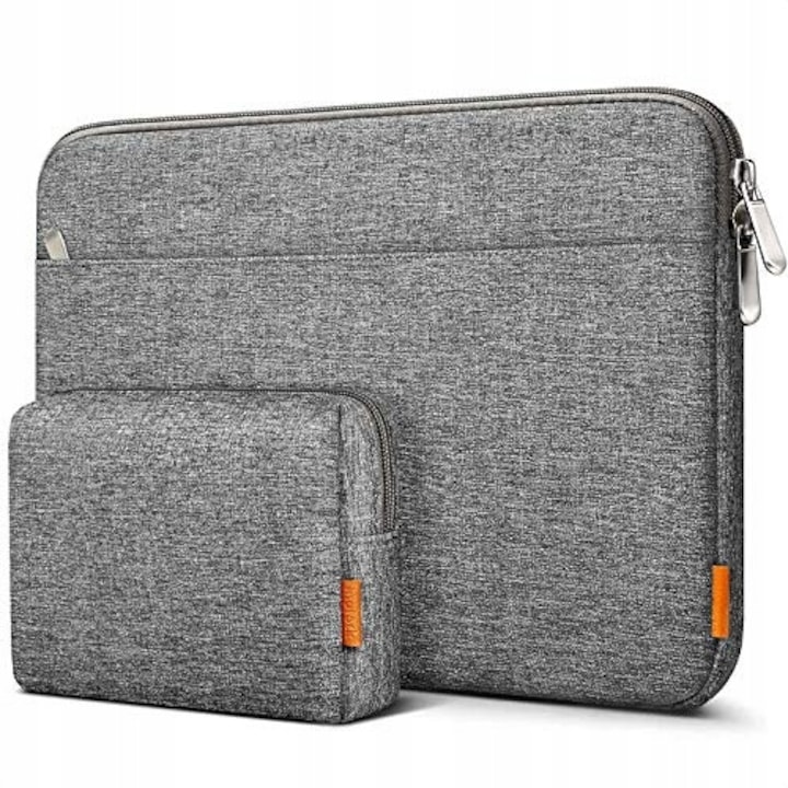 Etui laptop, 30,5x21,5x2cm, impermeabil, cu buzunar, pentru MacBook Air/Pro 13" si alte laptopuri subtiri