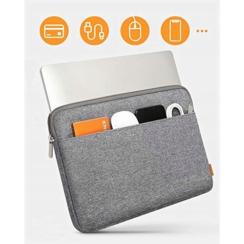 Etui laptop, 30,5x21,5x2cm, impermeabil, cu buzunar, pentru MacBook Air/Pro 13" si alte laptopuri subtiri