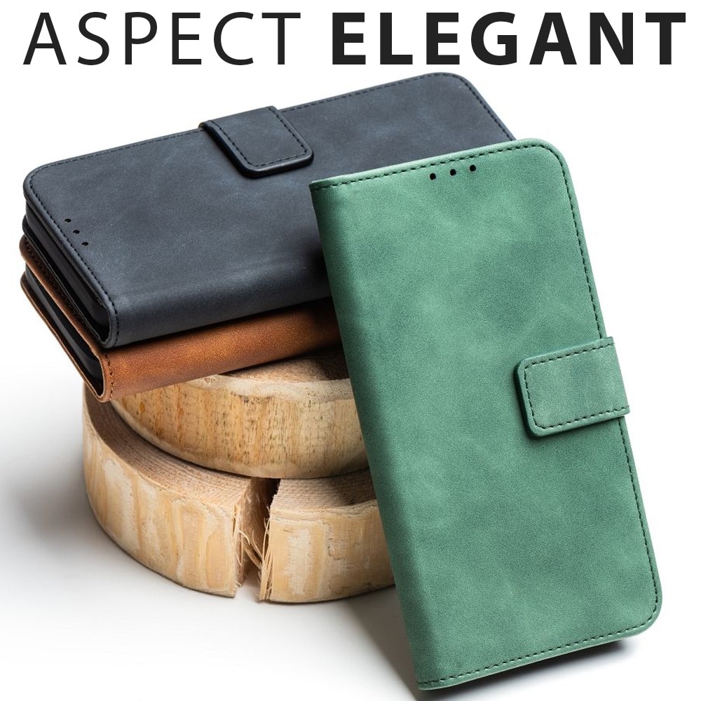 Husa pentru Samsung A16 Daden Leather Flip, tip carte, Suport card, Functie de Stand si Inchidere Magnetica, Protectie Sporita, Verde
