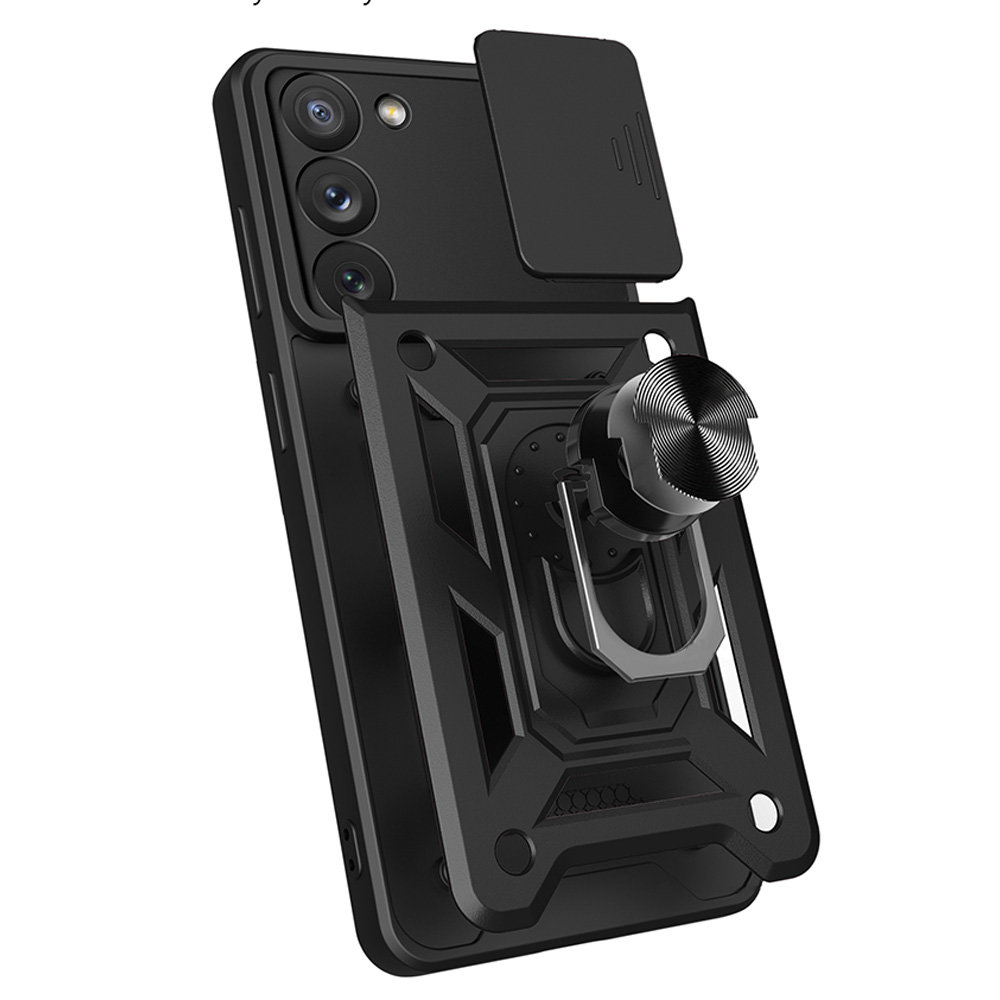 Carcasa Hybrid Armor CamShield compatibila cu Samsung Galaxy A54 5G Black