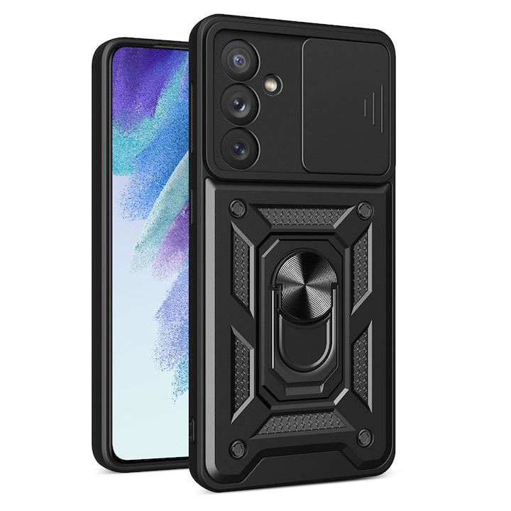 Carcasa Hybrid Armor CamShield compatibila cu Samsung Galaxy A54 5G Black