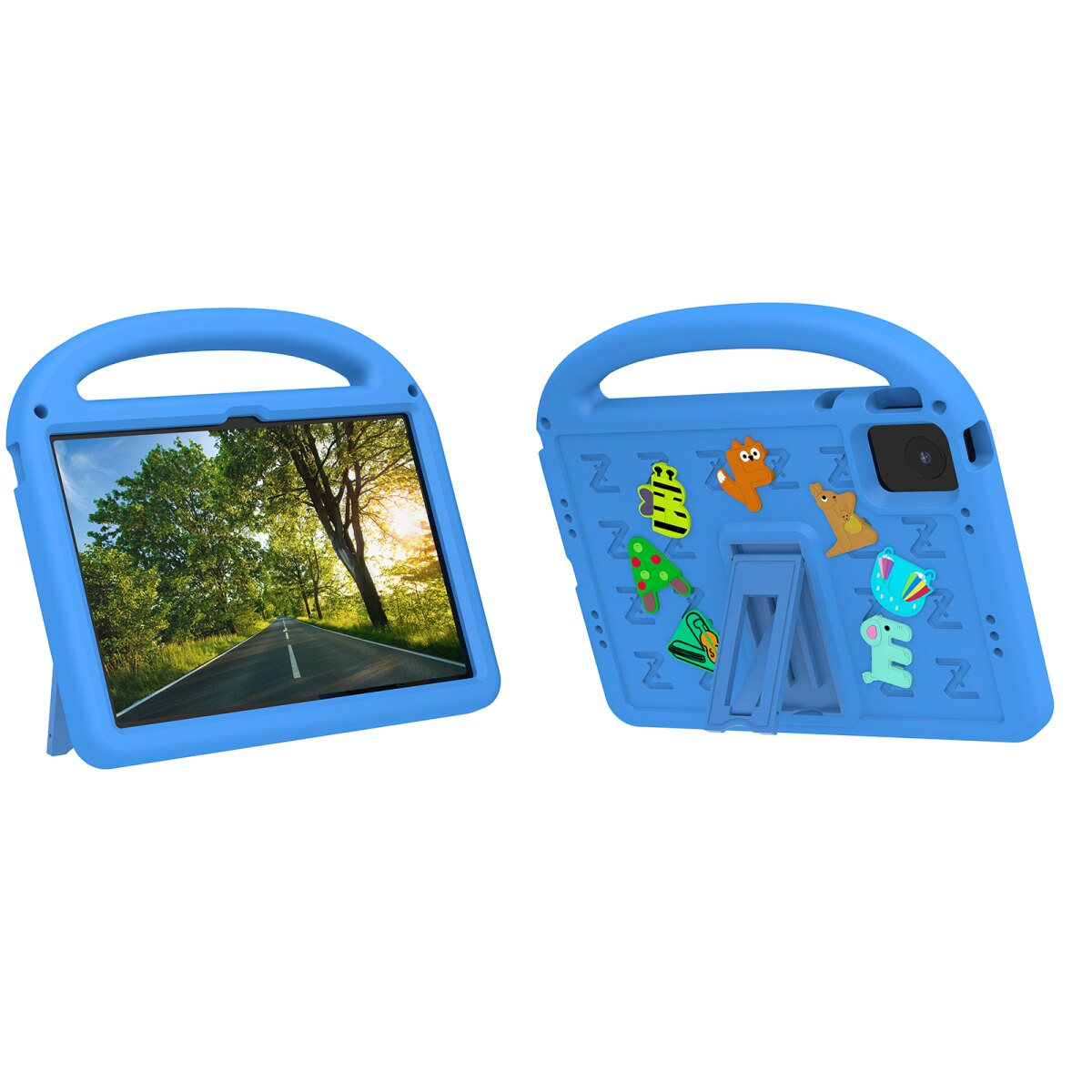 Husa pentru Lenovo Tab M11, funcție suport, albastru, 10.95"