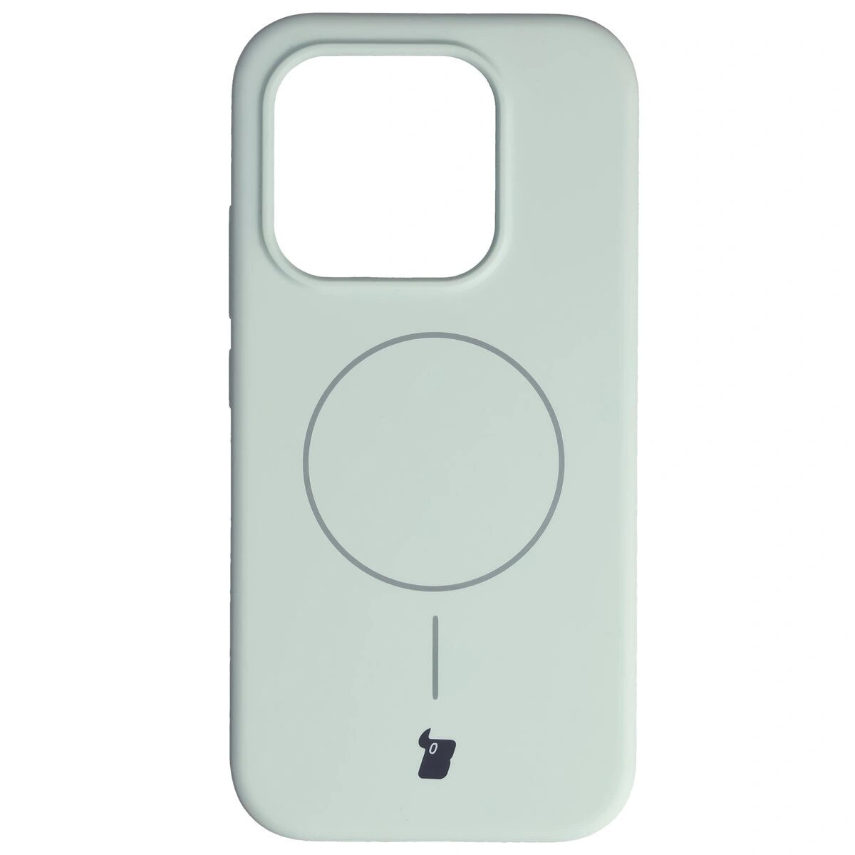 Husa, Bizon Soft Case Magnetic pentru Xiaomi 17, Somon Deschis / Verde Fistic