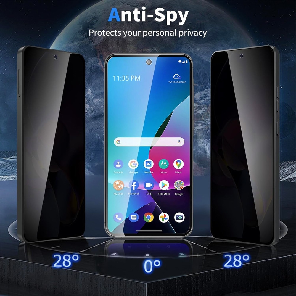 Folie PRIVACY pentru Oppo Find X9 Pro, din Sticla Securizata, Anti-Spy 9H, Display Securizat, Dubla Protectie