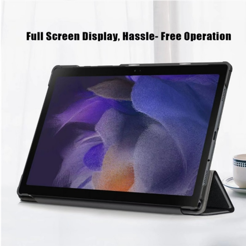 Husa tableta, Piele, 10.5'', Compatibila cu Samsung Galaxy Tab A8, Negru