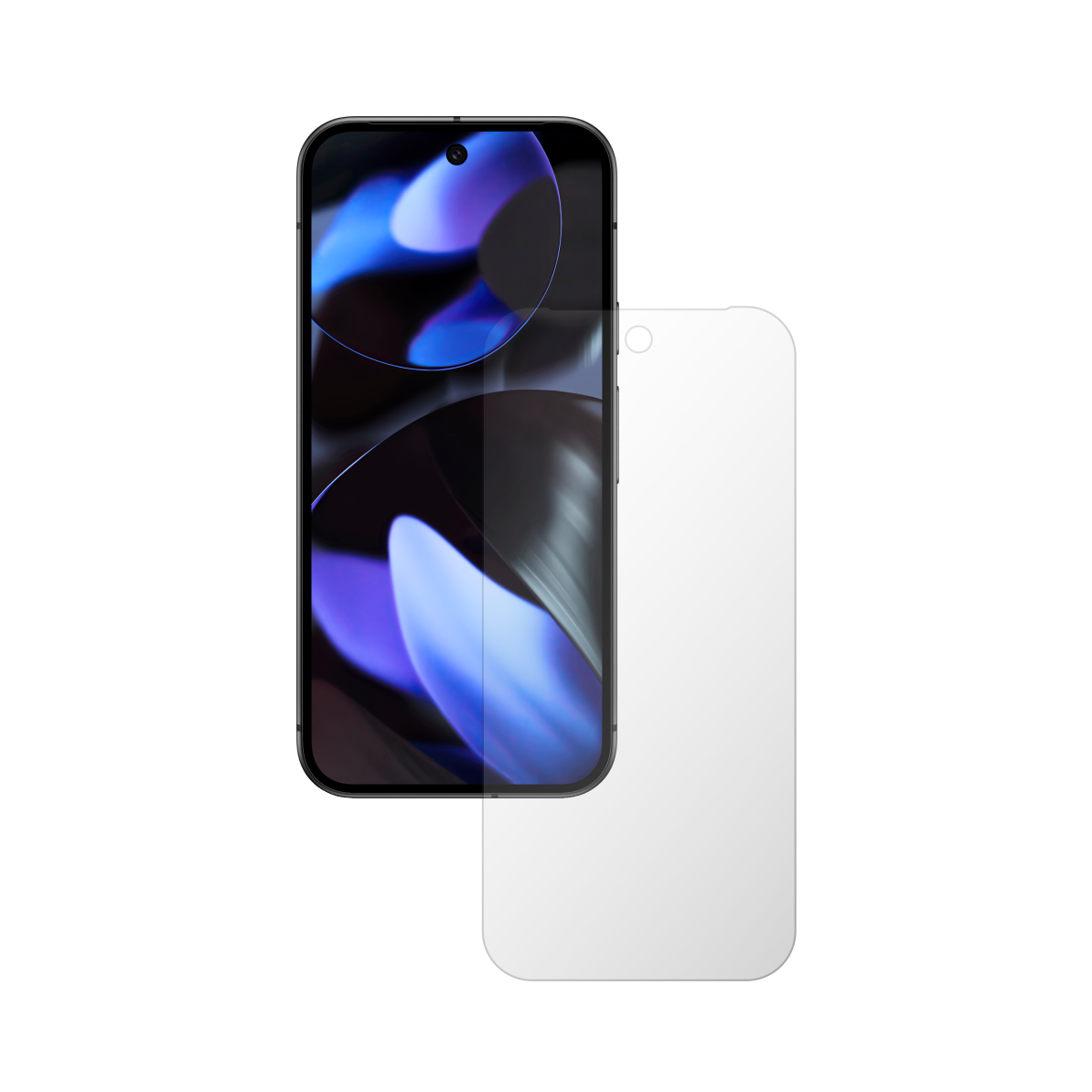 Set 2X Folie Protectie Ecran iSkinz Matte pentru Google Pixel 9 - Full Cut, Invisible Skinz Matte, Siliconica Mata Anti-Amprenta, Anti-Reflex, Adeziva si Flexibila