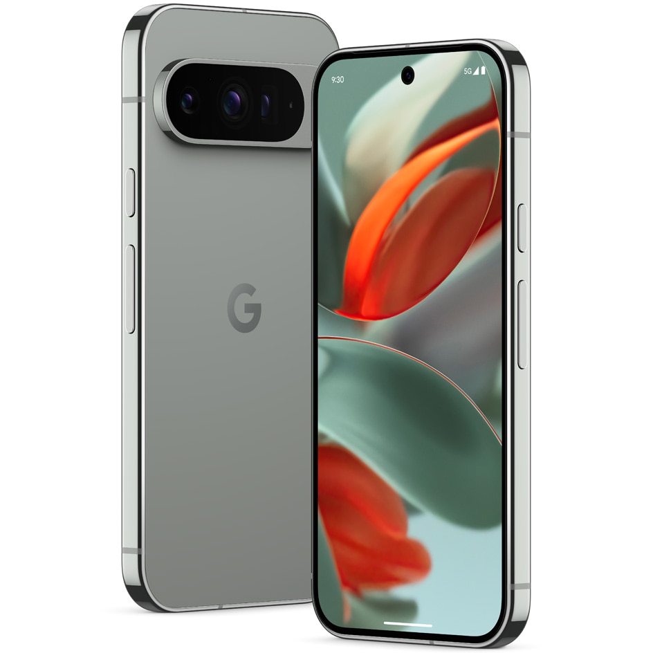 Telefon mobil Google Pixel 9 Pro, 256GB, 16GB RAM, 5G, Hazel
