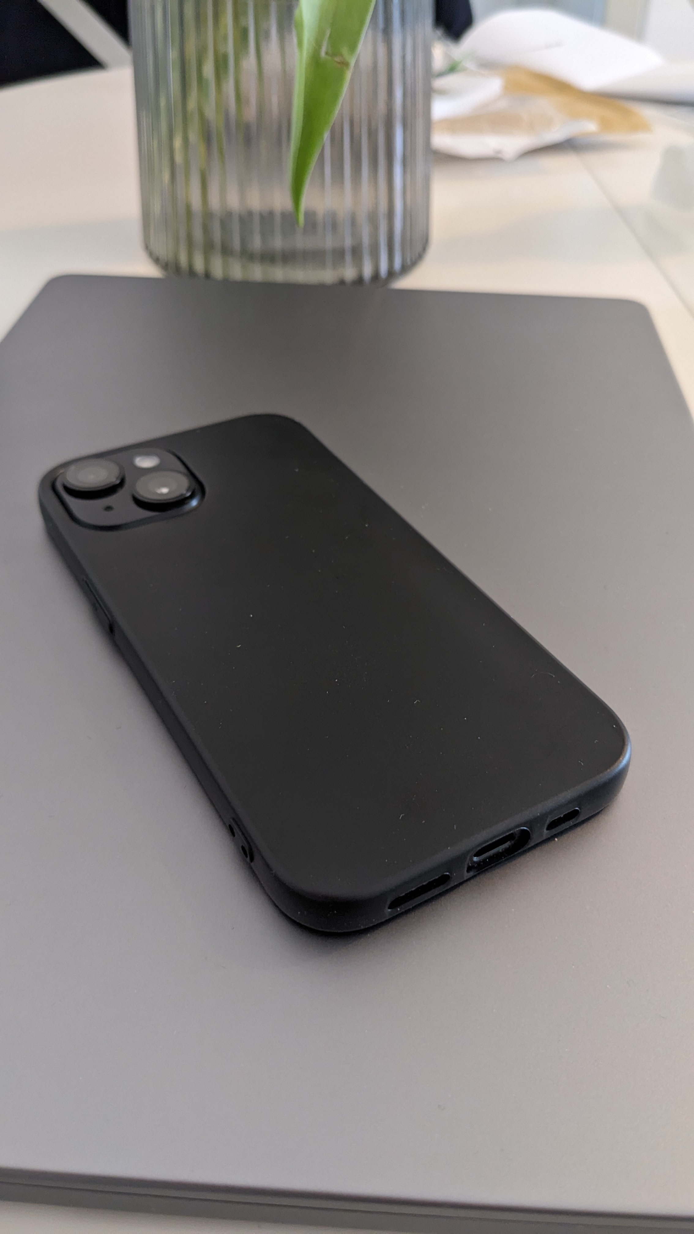 Carcasa Soft Flexible Gel compatibila cu iPhone 15 Black
