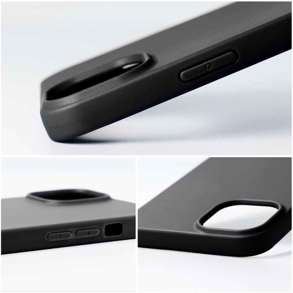 Husa silicon flexibil, G-Tech Liquid, pentru Oppo Reno 13 Pro, protectie integrala, UltraThin, Negru