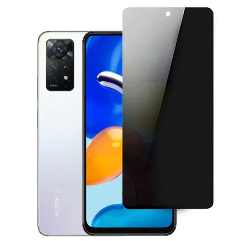 Folie telefon, TA TECH ARMOR, Confidentialitate pentru Xiaomi Redmi Note 12S, Anti Spy, Negru
