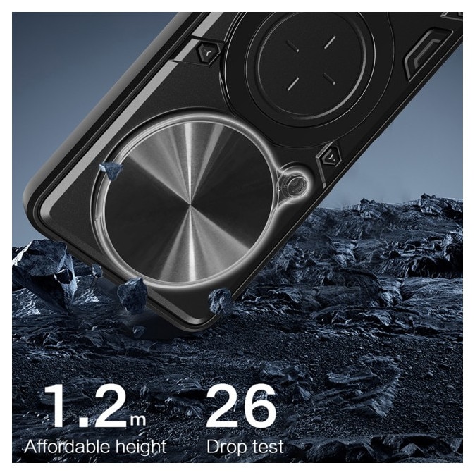Husa Spate Upzz® CamGuard Compatibila Cu Honor Magic 8 LITE, Super Protectie - Albastru