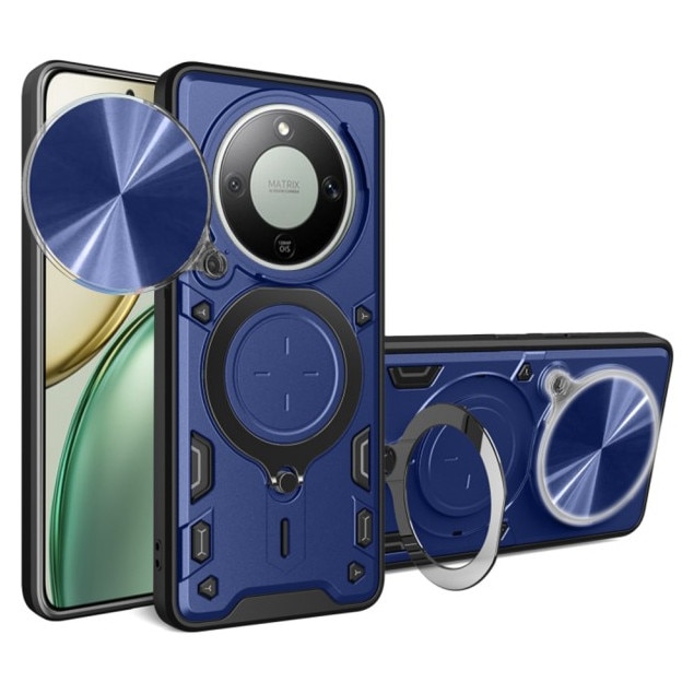 Husa Spate Upzz® CamGuard Compatibila Cu Honor Magic 8 LITE, Super Protectie - Albastru