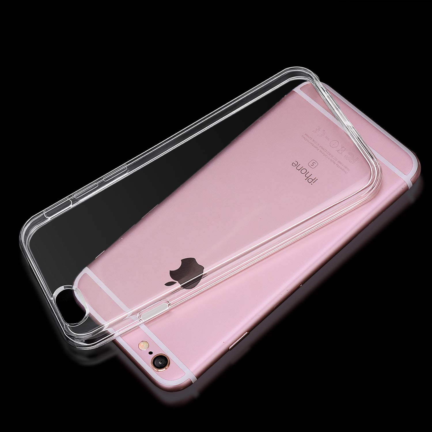 Husa pentru Apple iPhone 6S, GloMax Perfect Fit, Transparent
