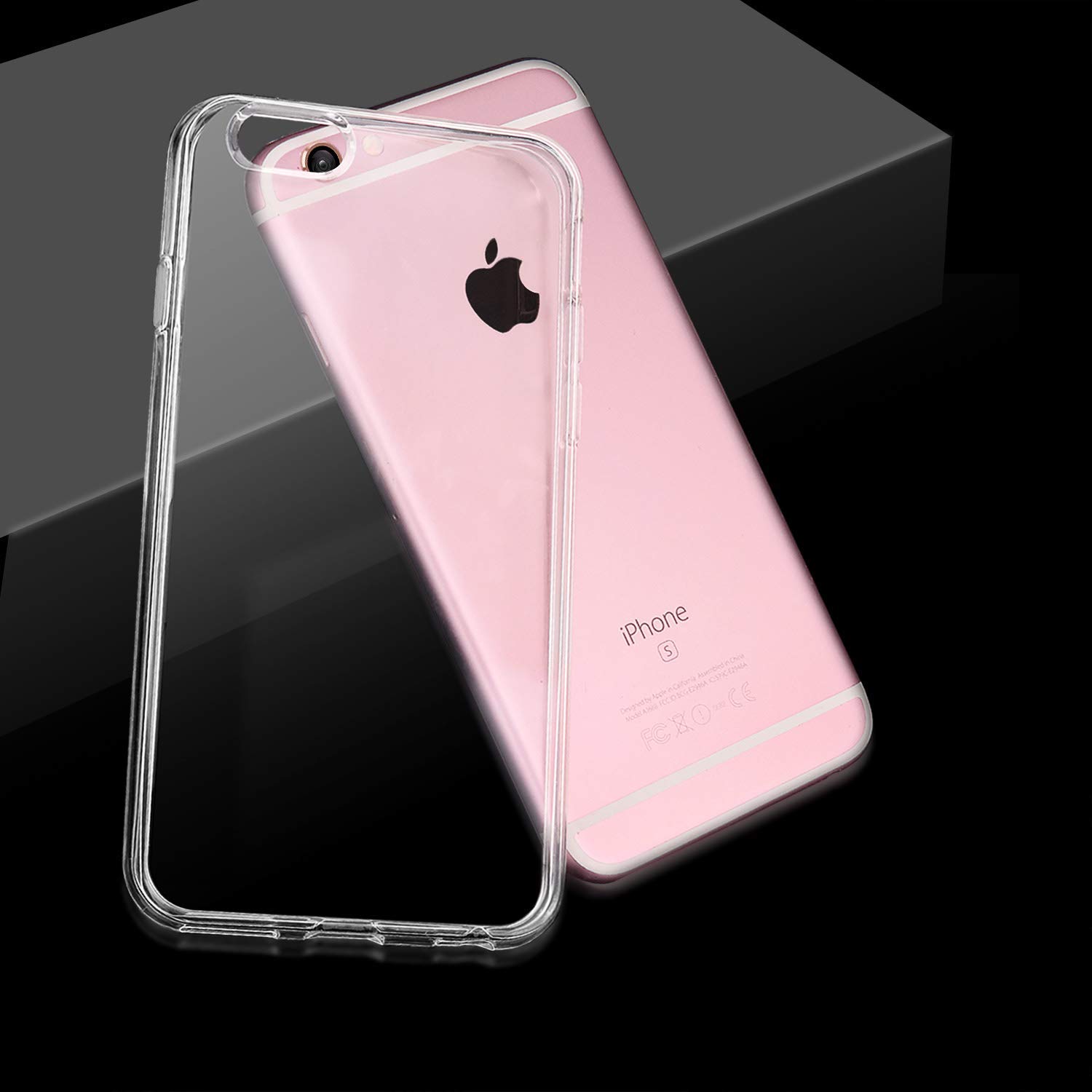 Husa pentru Apple iPhone 6S, GloMax Perfect Fit, Transparent