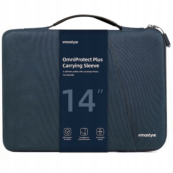 Geanta laptop, Innostyle, Albastru inchis, 13-14"