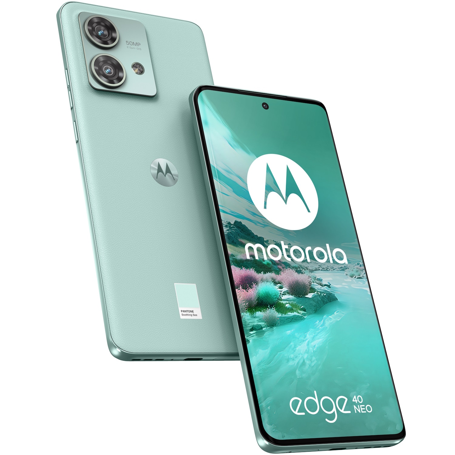 Telefon mobil Motorola Edge 40 Neo, Dual SIM, 256GB, 12GB RAM, 5G, Soothing Sea