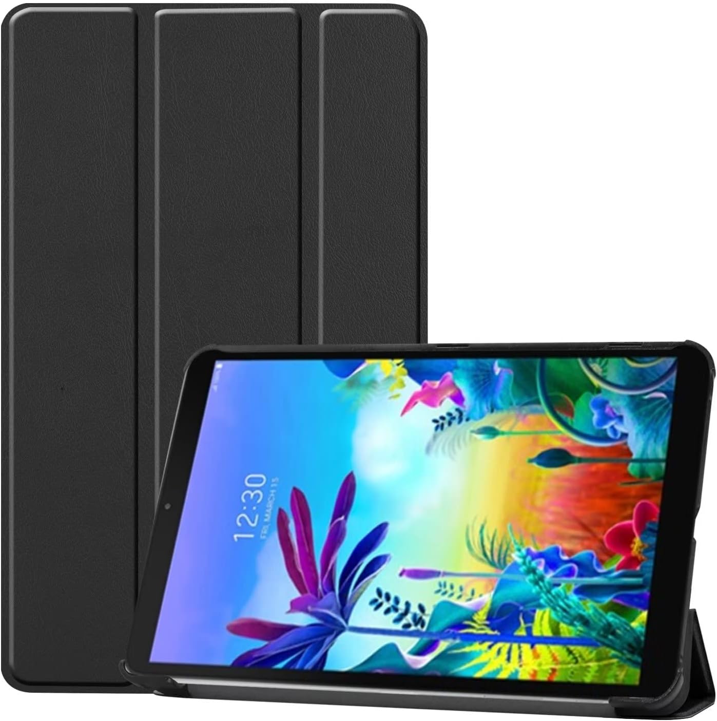 Husa Sigloo pentru tableta Xiaomi Pad 6S Pro 12.4' (2024) – Slim, Tri-Fold Magnetic, Piele Ecologica, Antisoc, Stand Reglabil, – Rosu