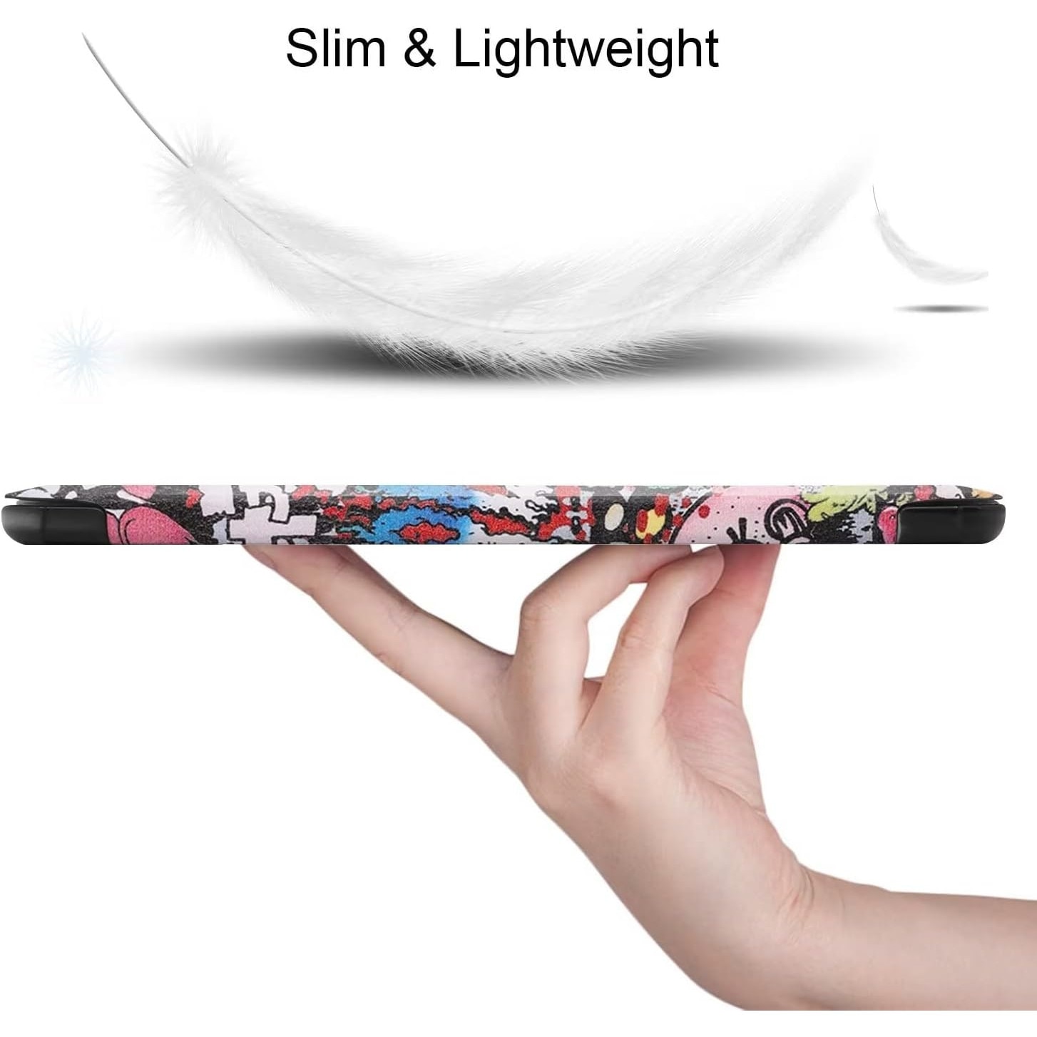 Husa Sigloo pentru tableta Xiaomi Pad 6S Pro 12.4' (2024) – Slim, Tri-Fold Magnetic, Piele Ecologica, Antisoc, Stand Reglabil, – Rosu