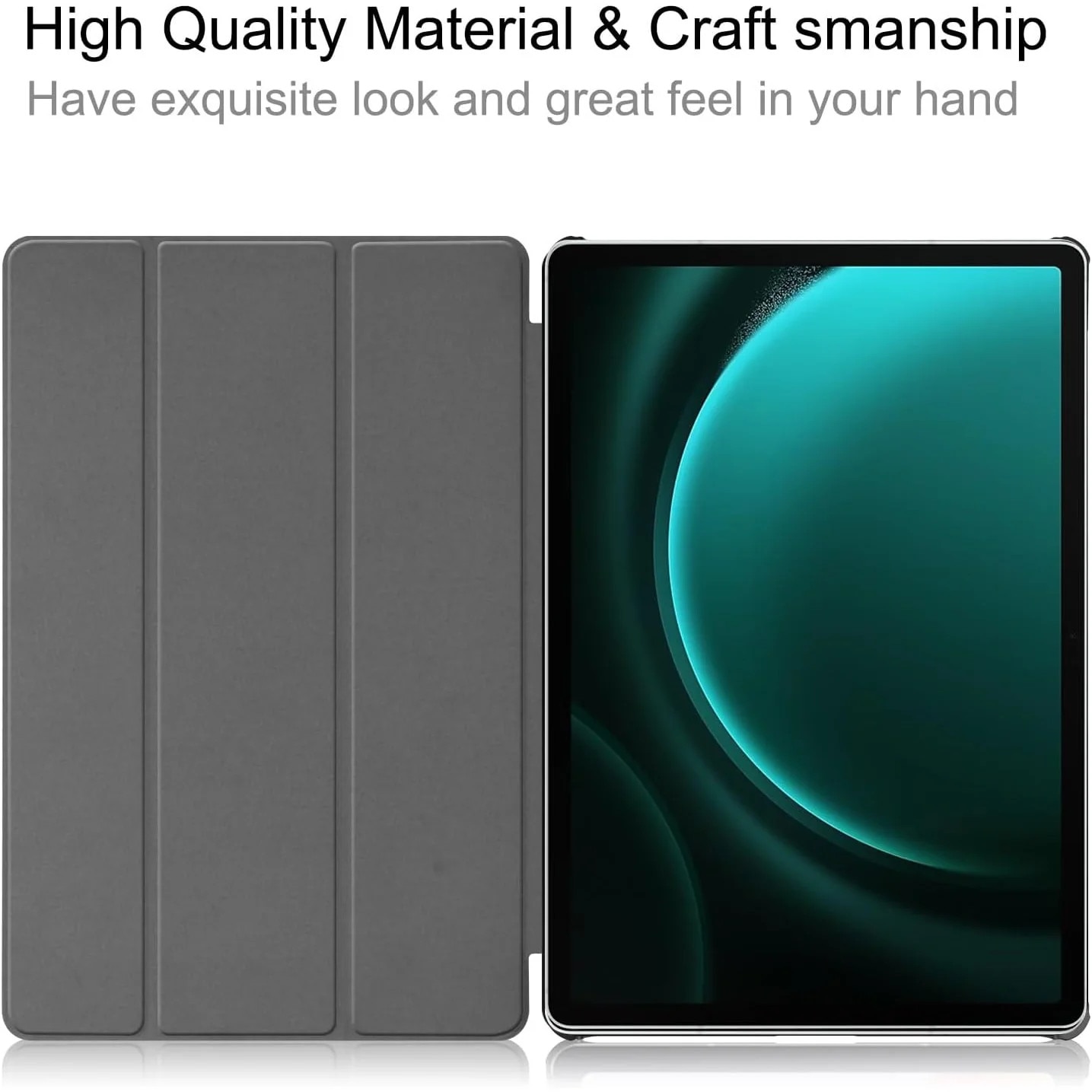 Husa Sigloo pentru tableta Xiaomi Pad 6S Pro 12.4', Slim, Piele Ecologica, Antisoc, Design Painted Tree