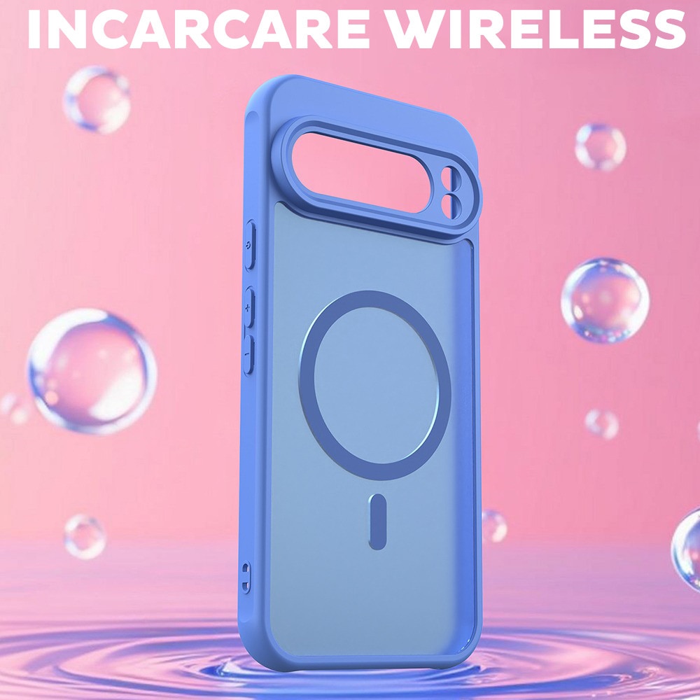 Husa pentru Google Pixel 10 Daden® HaloFrost II, MagSafe, Antisoc, Incarcare wireless, Calitate Premium, Albastru deschis