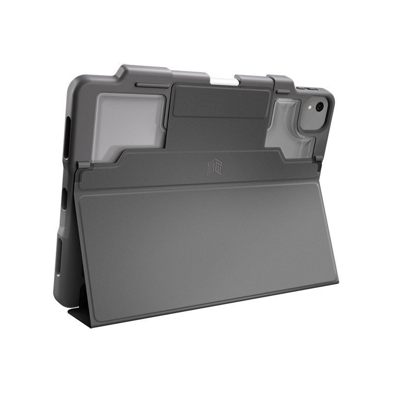 Husa blindata STM, pentru iPad Air 10.9", cu suport Apple Pencil, Negru