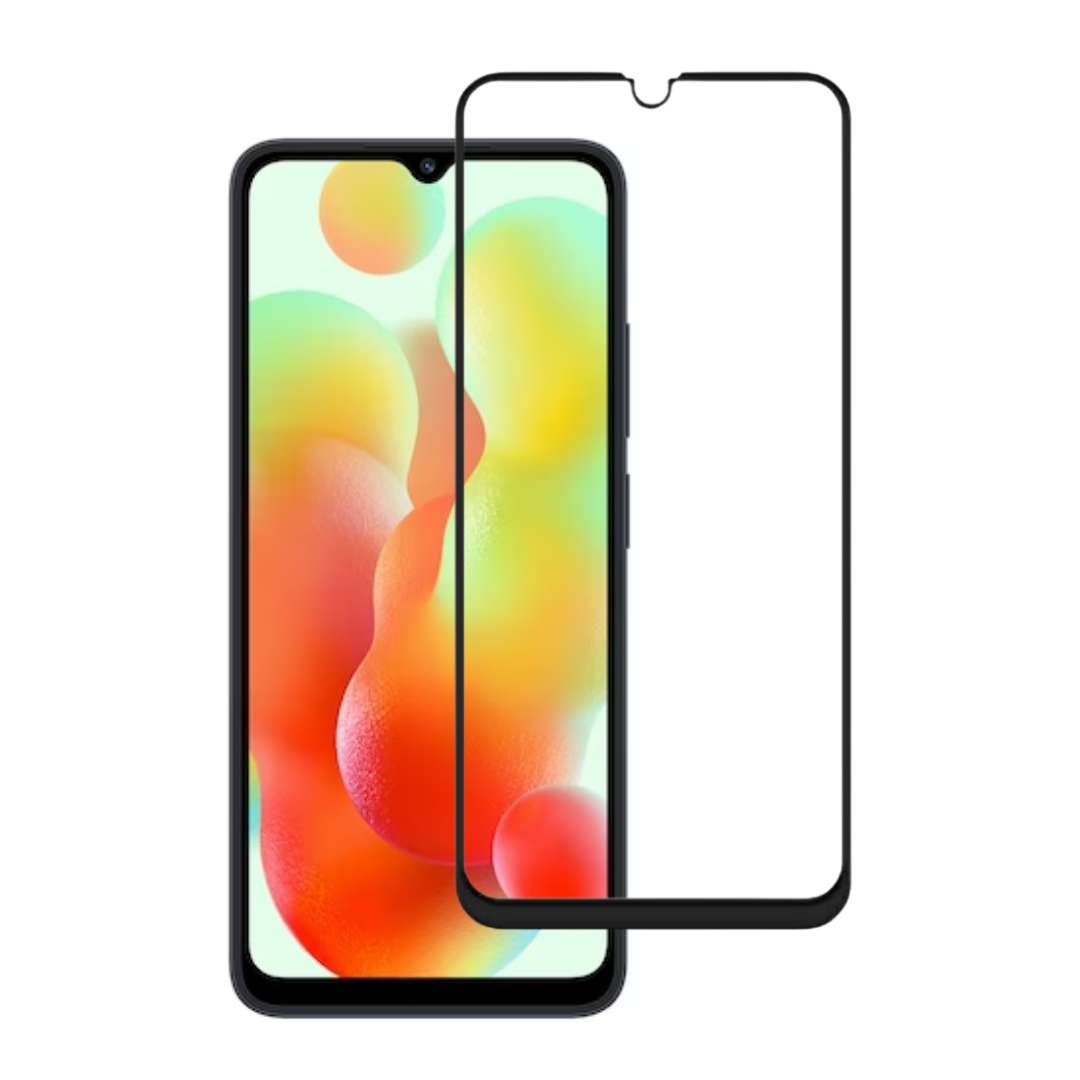 Folie de Protectie din Sticla compatibila cu Xiaomi Redmi 12C cu Kit Montare Inclus, Adeziv pe toata suprafata, Protectie Anti-Zgarieturi si Socuri