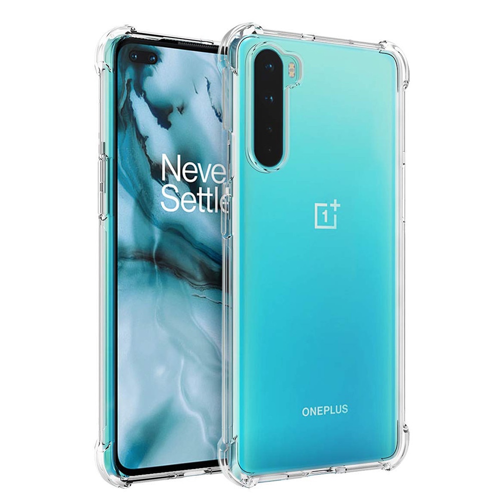 Husa antisoc pentru OnePlus Nord 5G, Accesorio Shockproof Silicone, Transparent