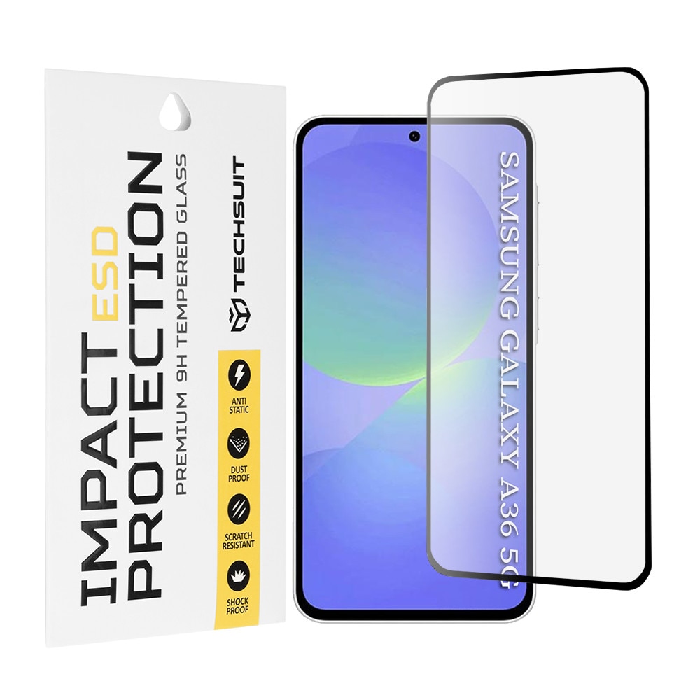 Folie pentru Samsung Galaxy A36 5G / A56 5G - Techsuit ESD Glass - Black