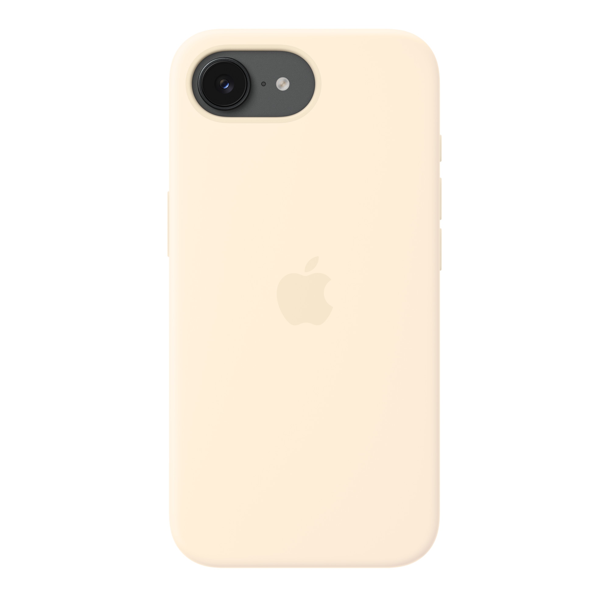 Husa de protectie Apple Silicone Case with MagSafe pentru iPhone 17e, Vanilla