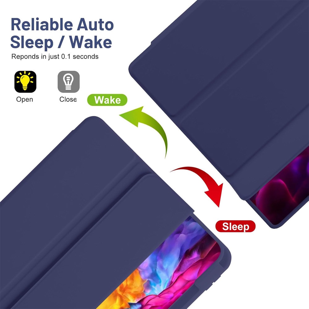 Husa Tableta FlexPro pentru Samsung Galaxy Tab S10 FE, Protectie Completa, Functie Stand, Suport Creion, Albastru