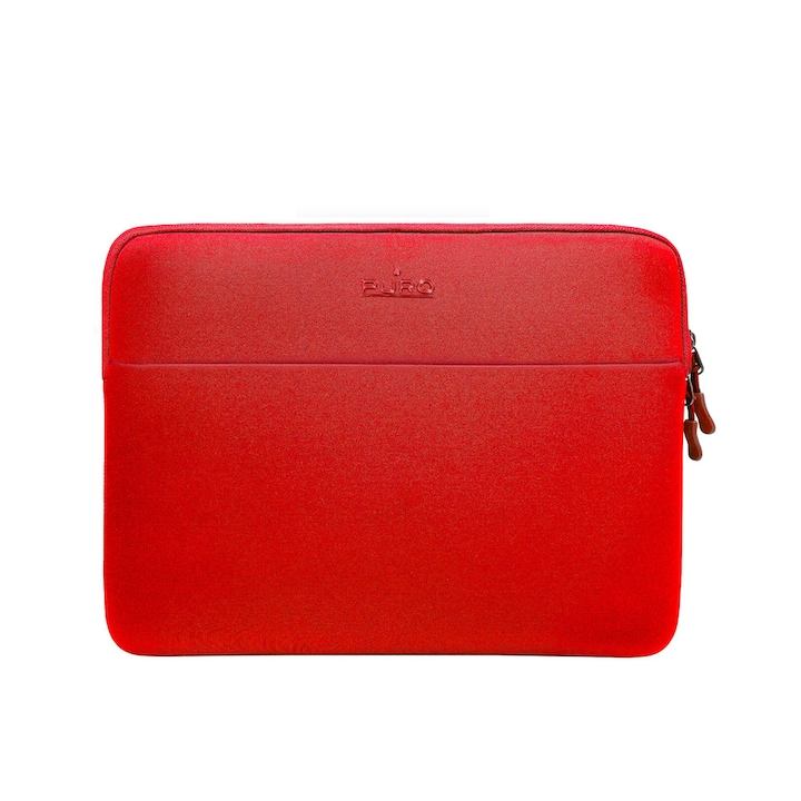 Husa din neopren Puro Slim Pocket compatibila cu laptop 13 inch, Rosu