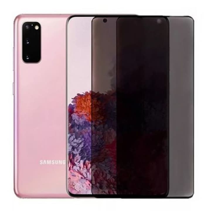 Folie protectie Privacy premium compatibila cu Samsung galaxy S20 FE, Alfalinux