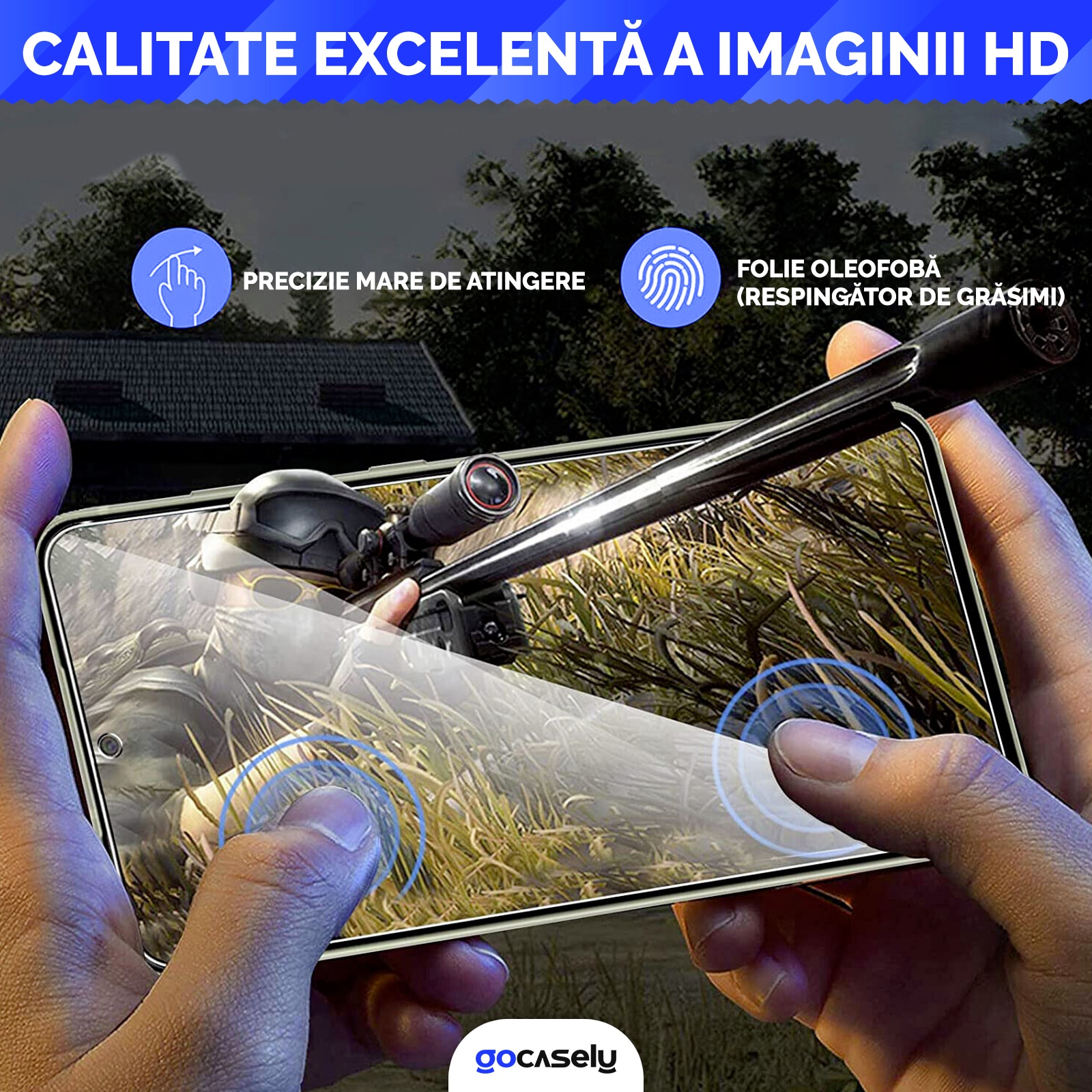 Set 2x Folie Sticla pentru Samsung Galaxy S21 Plus 2.5D 9H, Protectie profesionala ecran, Sticla securizata, Anti amprente, Duritate militara, Anti zgarieturi, Ultra HD, Anti socuri