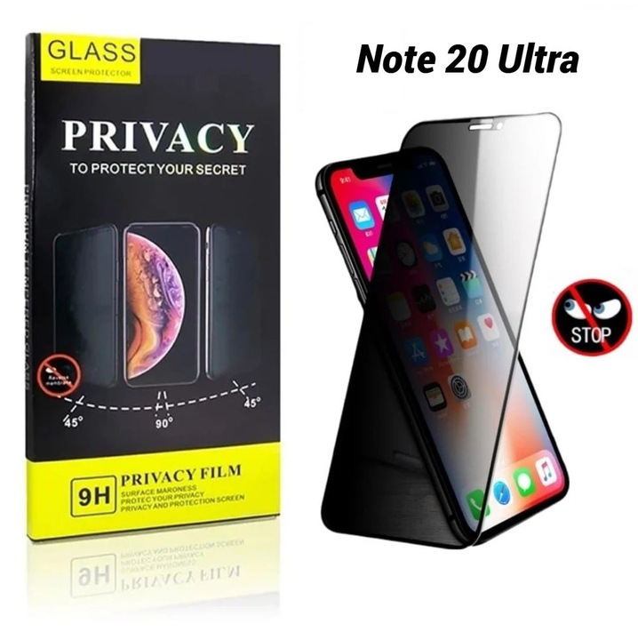 Folie Protectie Privacy pentru Samsung Note 20 Ultra