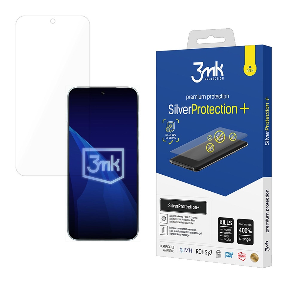Folie protectie 3mk SilverProtection Plus compatibila cu Vivo X300, Transparent