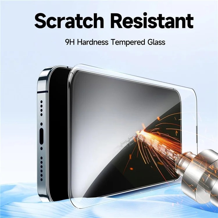 Folie protectie telefon, Sticla securizata, Pentru iPhone 16 Pro Max, Transparent