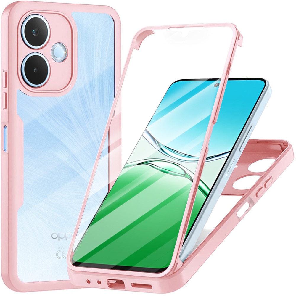 Husa pentru Oppo A5 Pro 4G / A5 Pro 5G DaDen® ColorVerse 360, Antisoc, Protectie completa spate-ecran, Roz