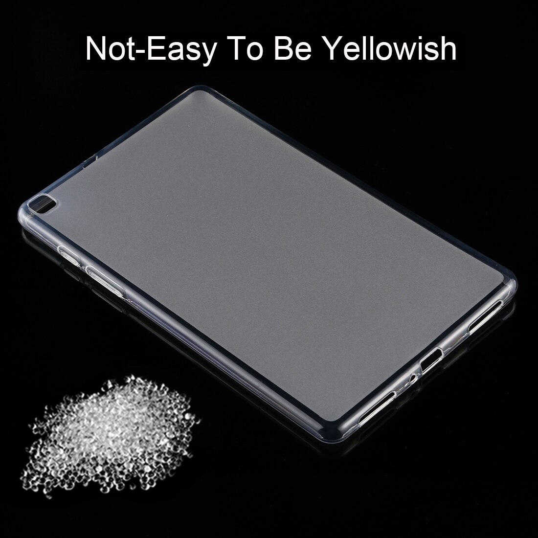 Husa tableta pentru Galaxy Tab A 8.0, 2019 T295, TPU subtire 0.75mm, design mat in interior, protectie moale