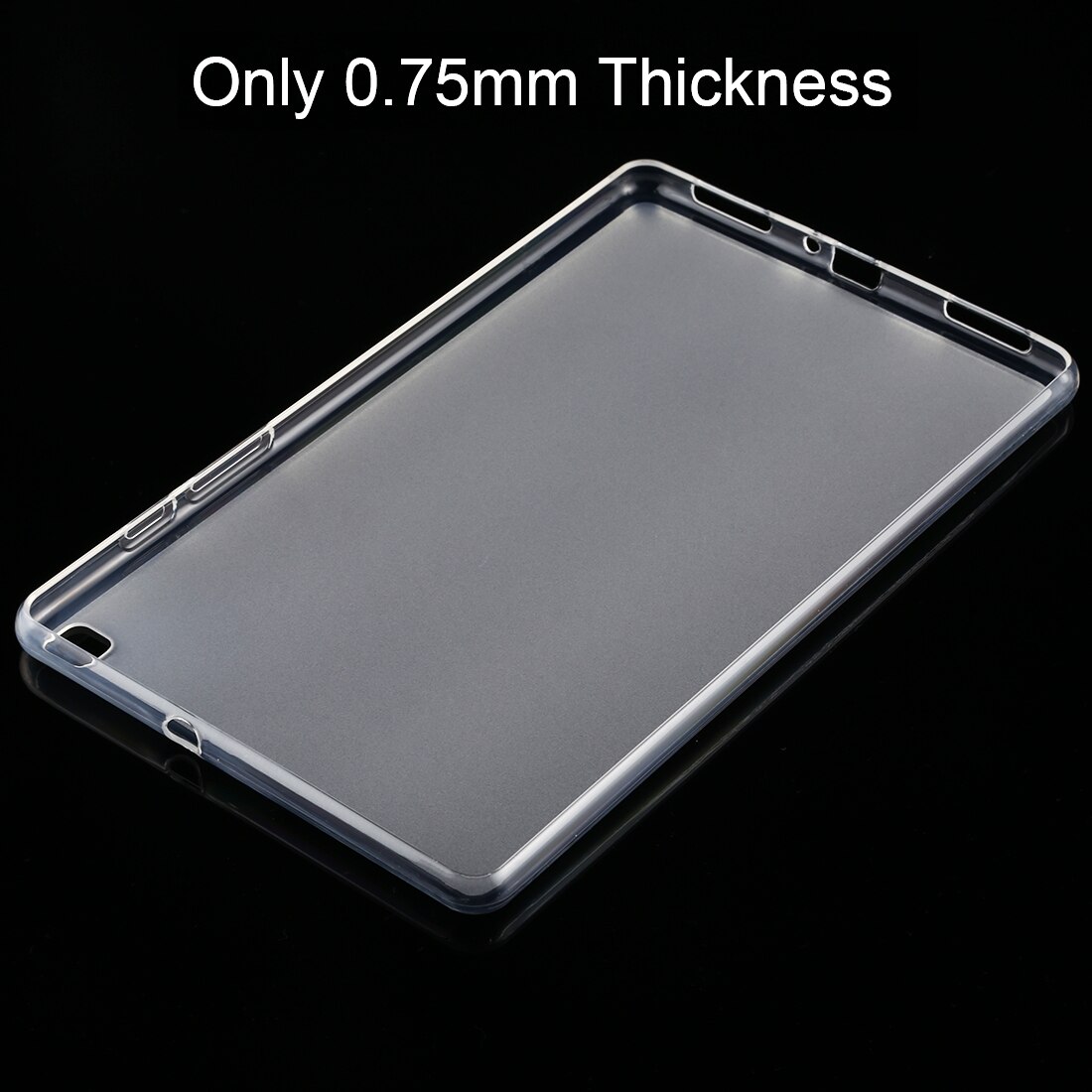 Husa tableta pentru Galaxy Tab A 8.0, 2019 T295, TPU subtire 0.75mm, design mat in interior, protectie moale