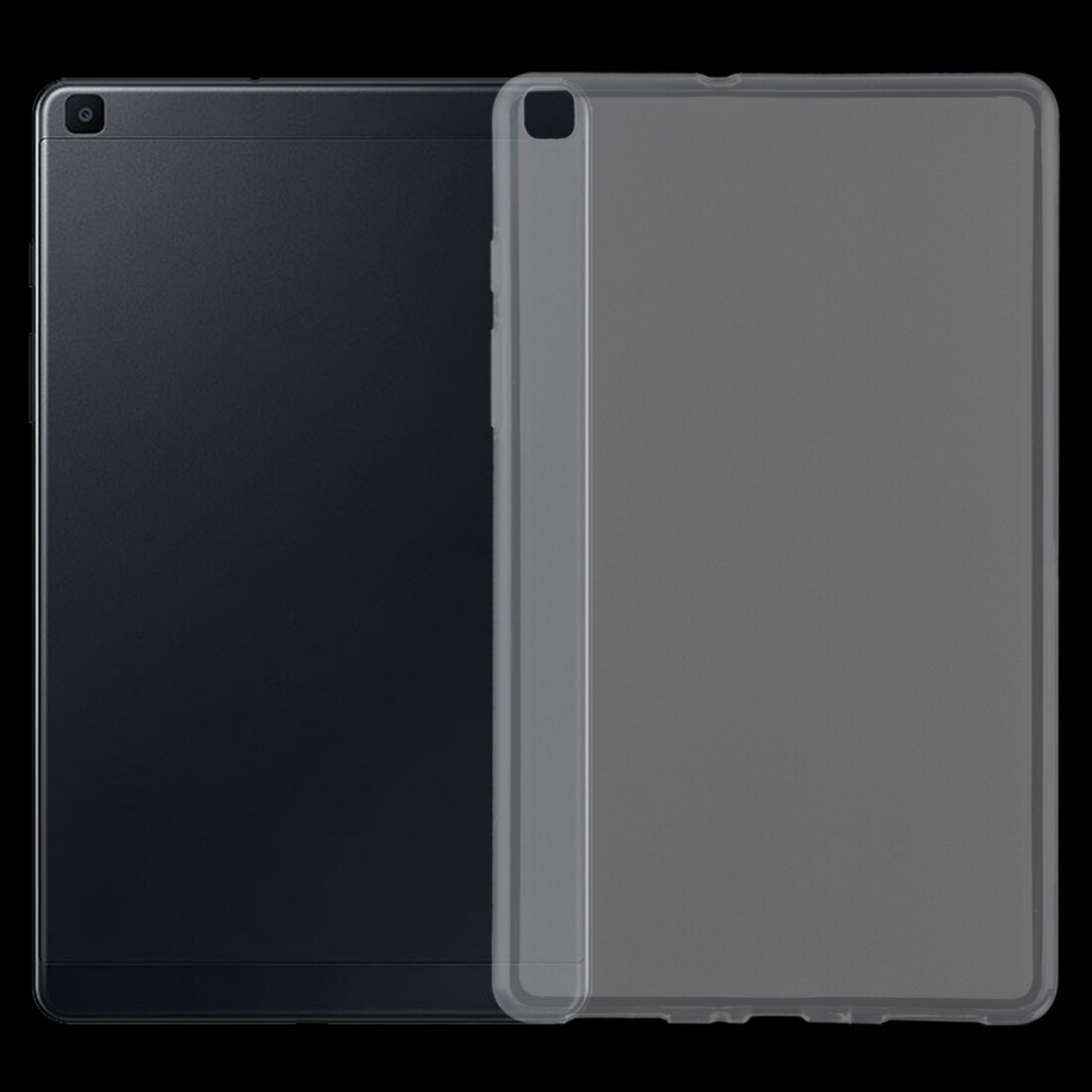Husa tableta pentru Galaxy Tab A 8.0, 2019 T295, TPU subtire 0.75mm, design mat in interior, protectie moale