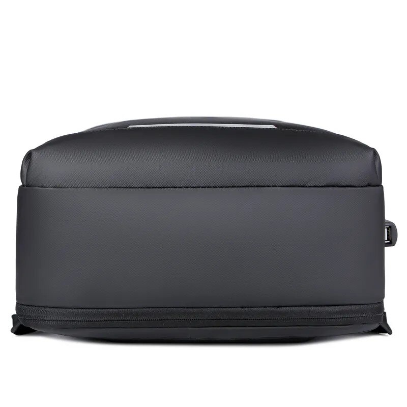 Rucsac laptop 15.6", casual business pentru calatorii, expandabil, cu port de incarcare USB, Escalate, 35x15/20x44 cm, Negru