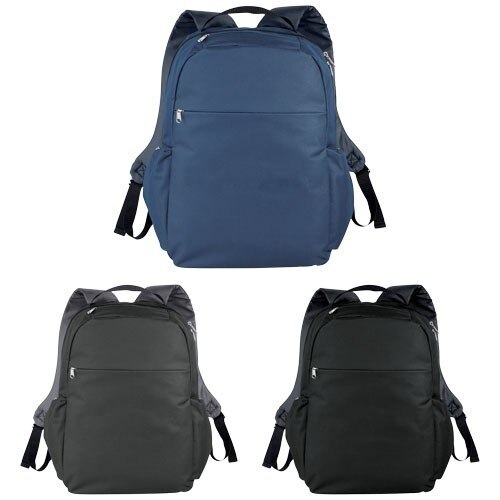 Rucsac Laptop, Everestus, SM, 15.6 inch, 600D poliester, negru, saculet de calatorie si eticheta bagaj incluse