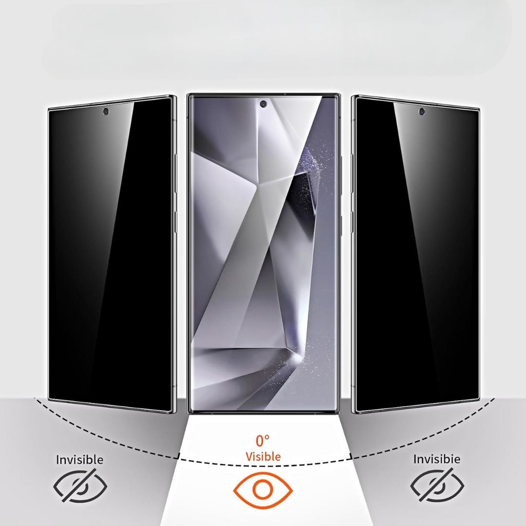Folie sticla privacy pentru Samsung Galaxy S24 Ultra - Full glue