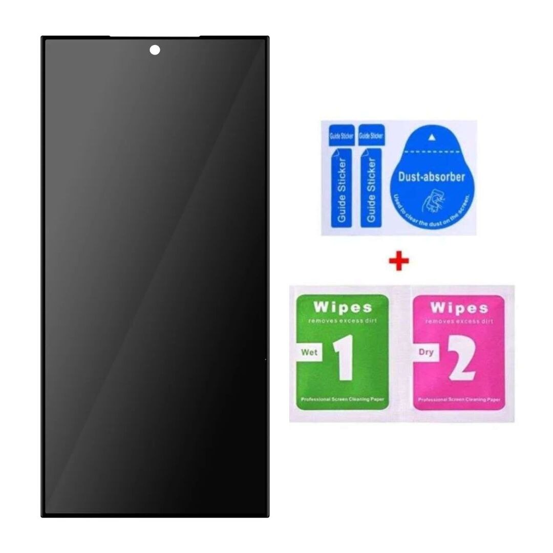 Folie sticla privacy pentru Samsung Galaxy S24 Ultra - Full glue