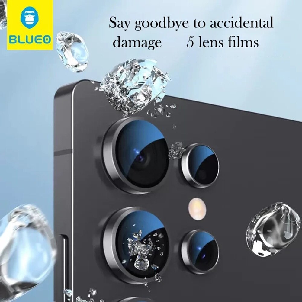 Folie pentru Samsung Galaxy S26 / S26 Plus - Blueo Camera Lens Protector - Black
