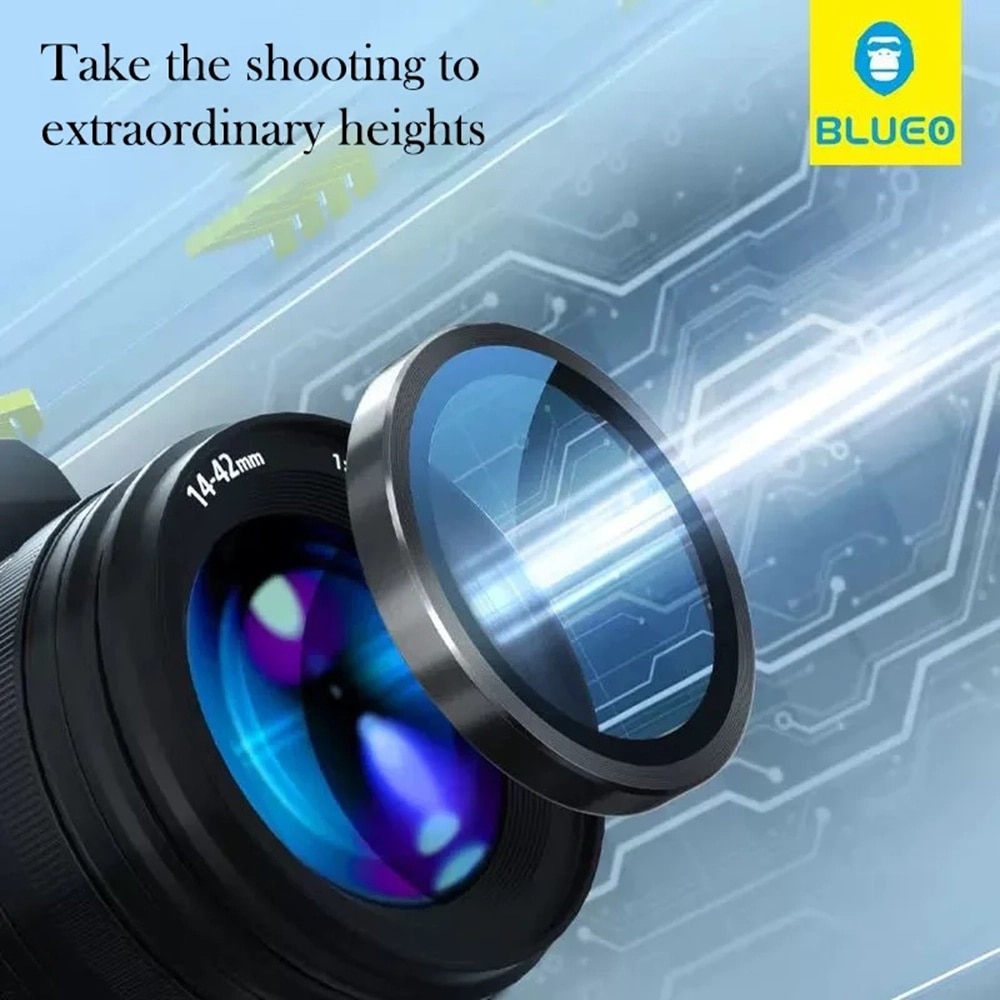 Folie pentru Samsung Galaxy S26 / S26 Plus - Blueo Camera Lens Protector - Black