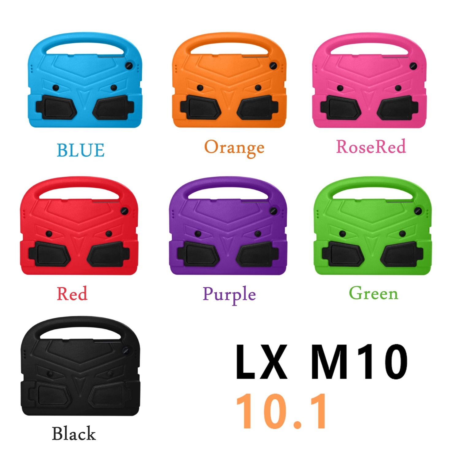 Husa tableta pentru Lenovo Tab M10 10.1, material EVA, carcasa copii rezistenta la socuri, model sparrow (albastru)