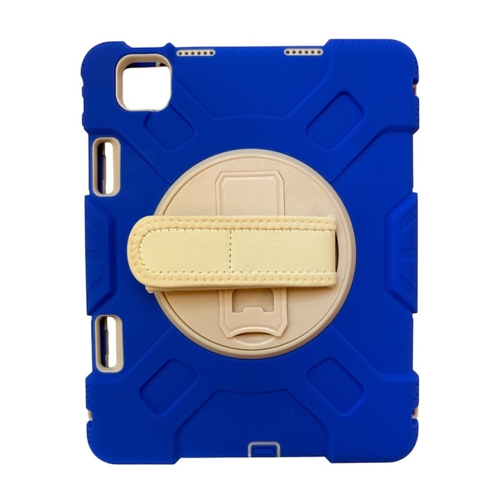 Husa compatibila cu 10.9 2020 iPad Pro 11 (18/20/21) Albastru-Crem