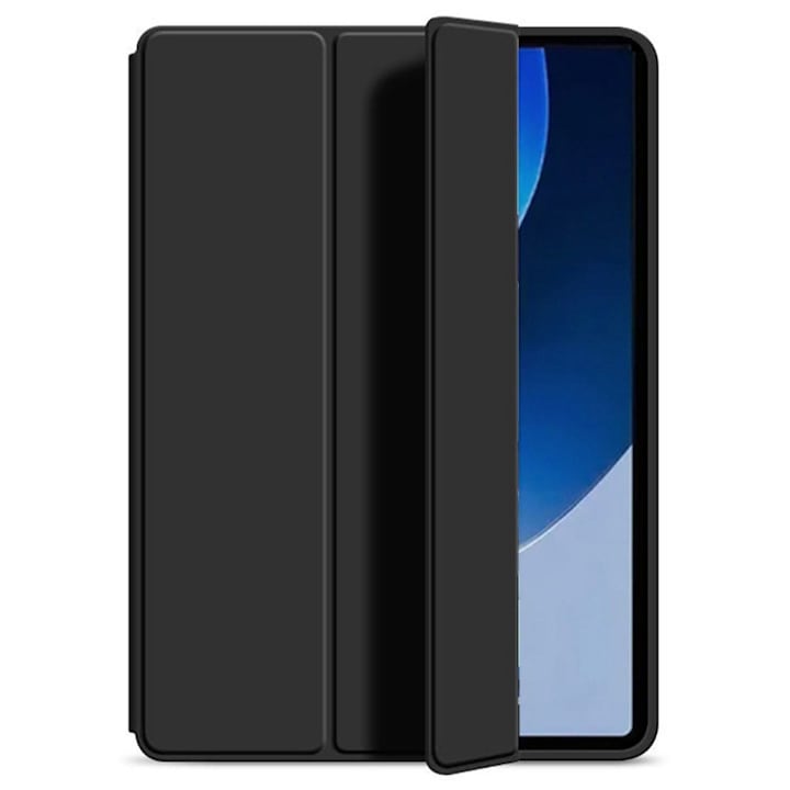 Husa tableta, compatibila cu HUAWEI Matepad SE 11 inch, Trezire automata / somn, TPU moale, Negru
